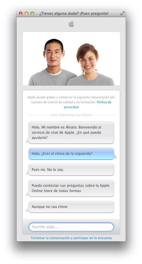 Chat Apple Store